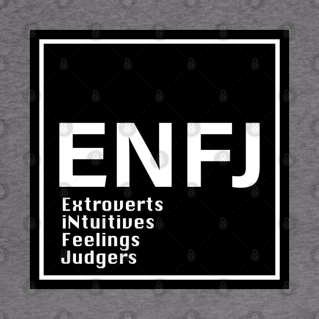 MBTI, ENFJ , 16 Personalities , black by princessmi-com